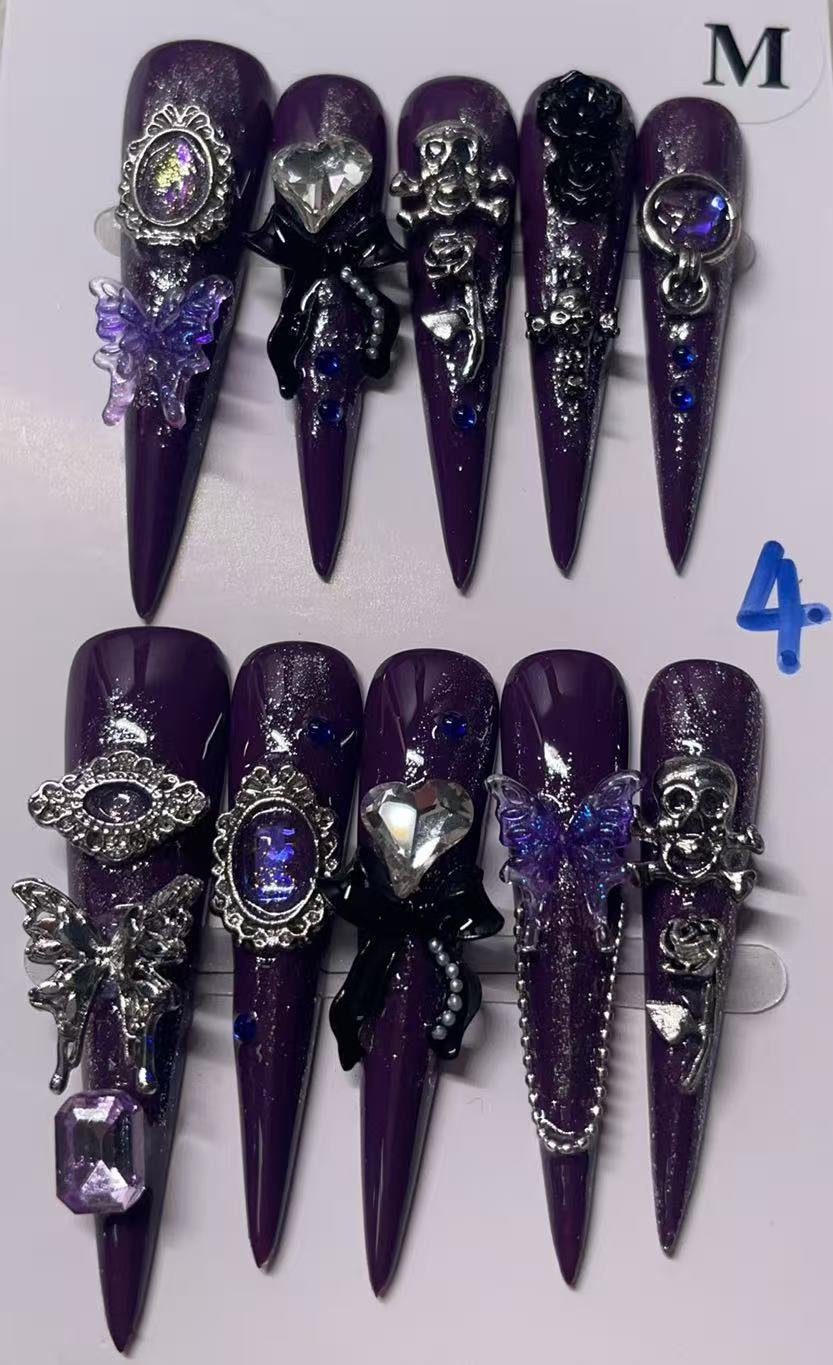 4 Purple Magic Nail Craft